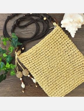 Sun ‘N’ Sand Portola Crochet Cross Body Bag ~ NWOT
